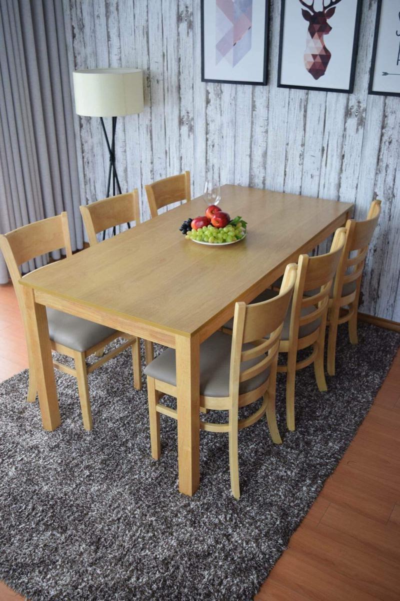 Bộ Bàn Ghế Gỗ Sồi Nga Mẫu 01  Hải Phòng
